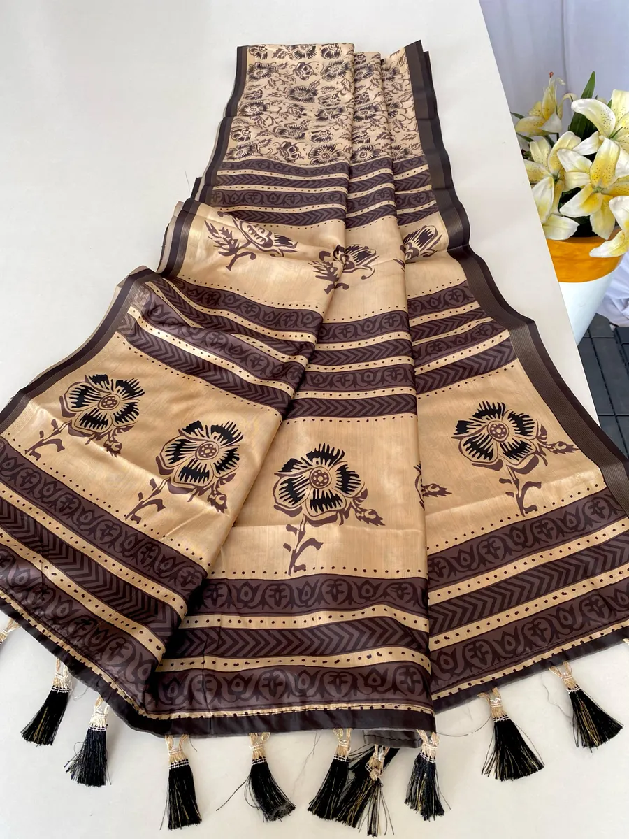 Pure Dola Viscose – Soft, Flowing & Elegant Saree